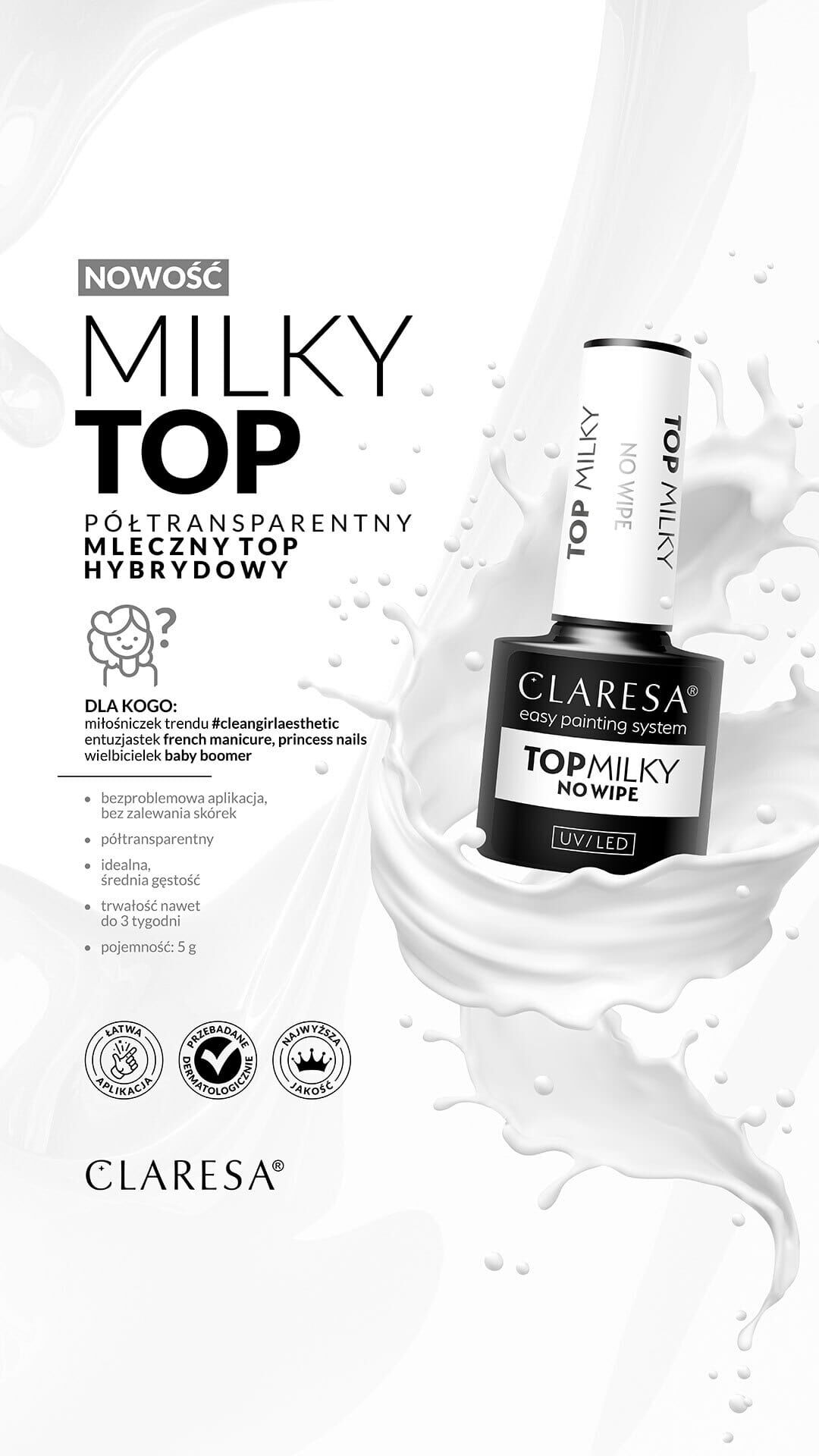 Claresa Top Milky