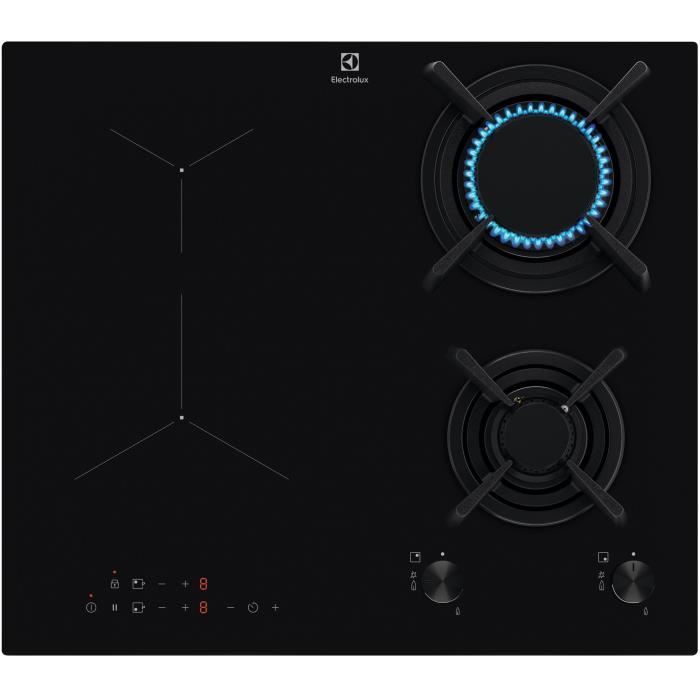 Gemengde kookplaat - ELECTROLUX - KDI640713K - 4 branders - 59 x 52 cm - Zwart