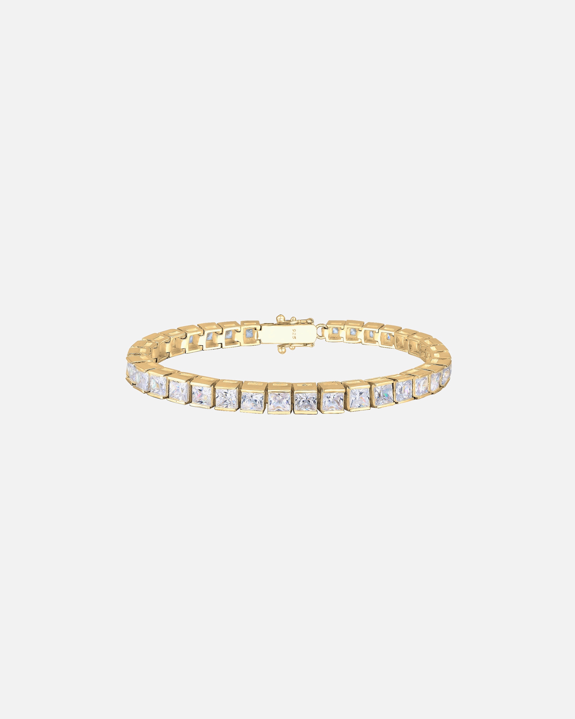 Elli PREMIUM Classique Zircone Bracelet Femme (925/1000) Argent