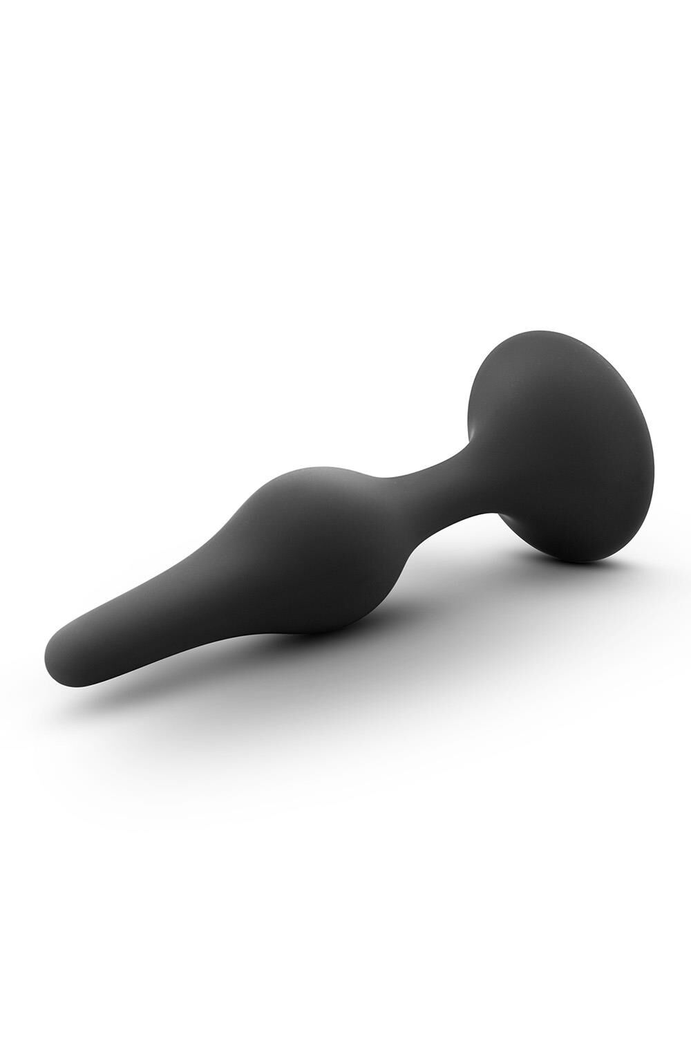 Blush Anal Adventure Platinum Silicone Beginner Plug Small Black