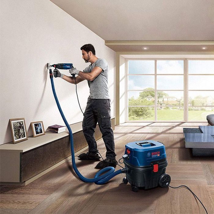 Aspirateur eau et poussière - Bosch - GAS12-25PS - 1250W - 200 mbar - Réservoir 16L eau, 20L poussière