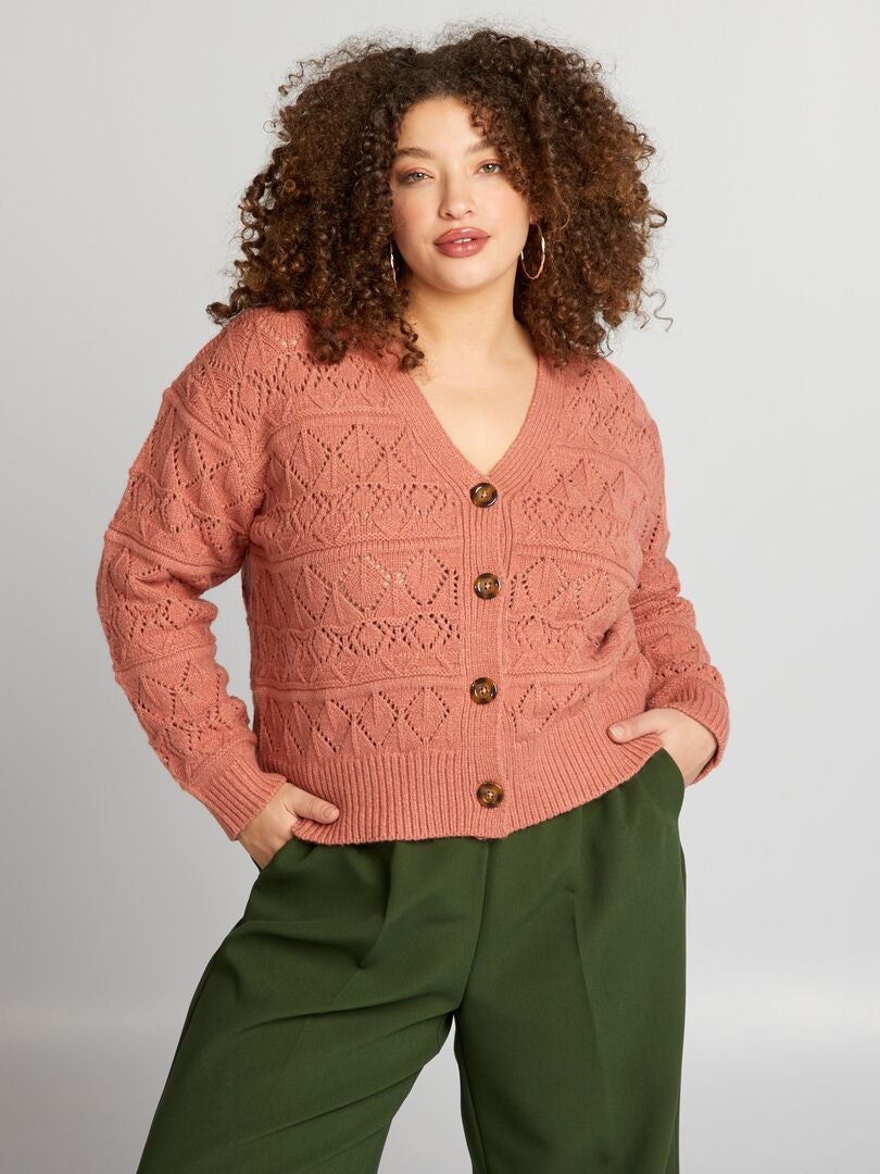 Cárdigan calado - ROSA