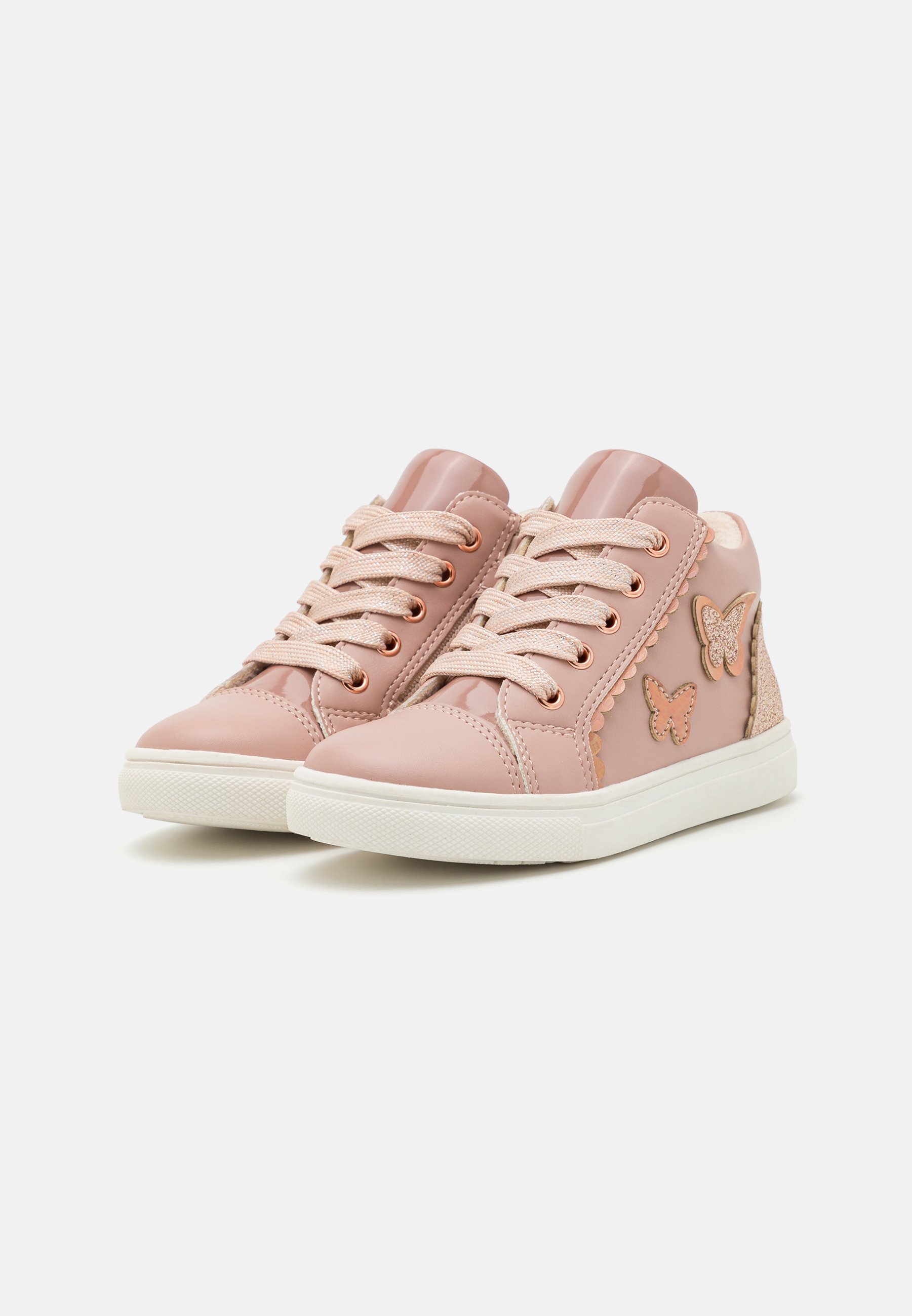 Friboo hoge sneakers - gemêleerd roze