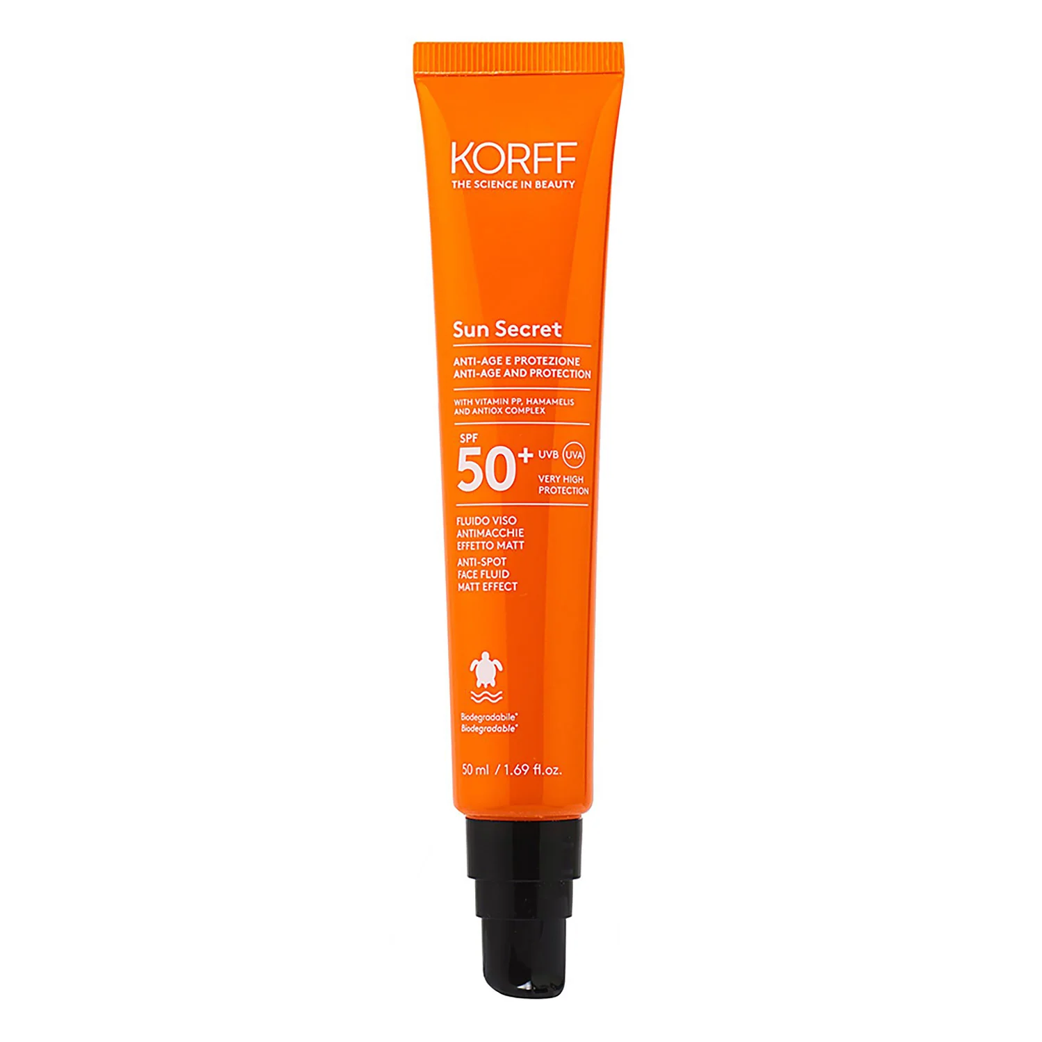 Sun Care Sun Secret Fluido Viso Antimacchie Effetto Matt SPF50+ - Solare viso alta prot.