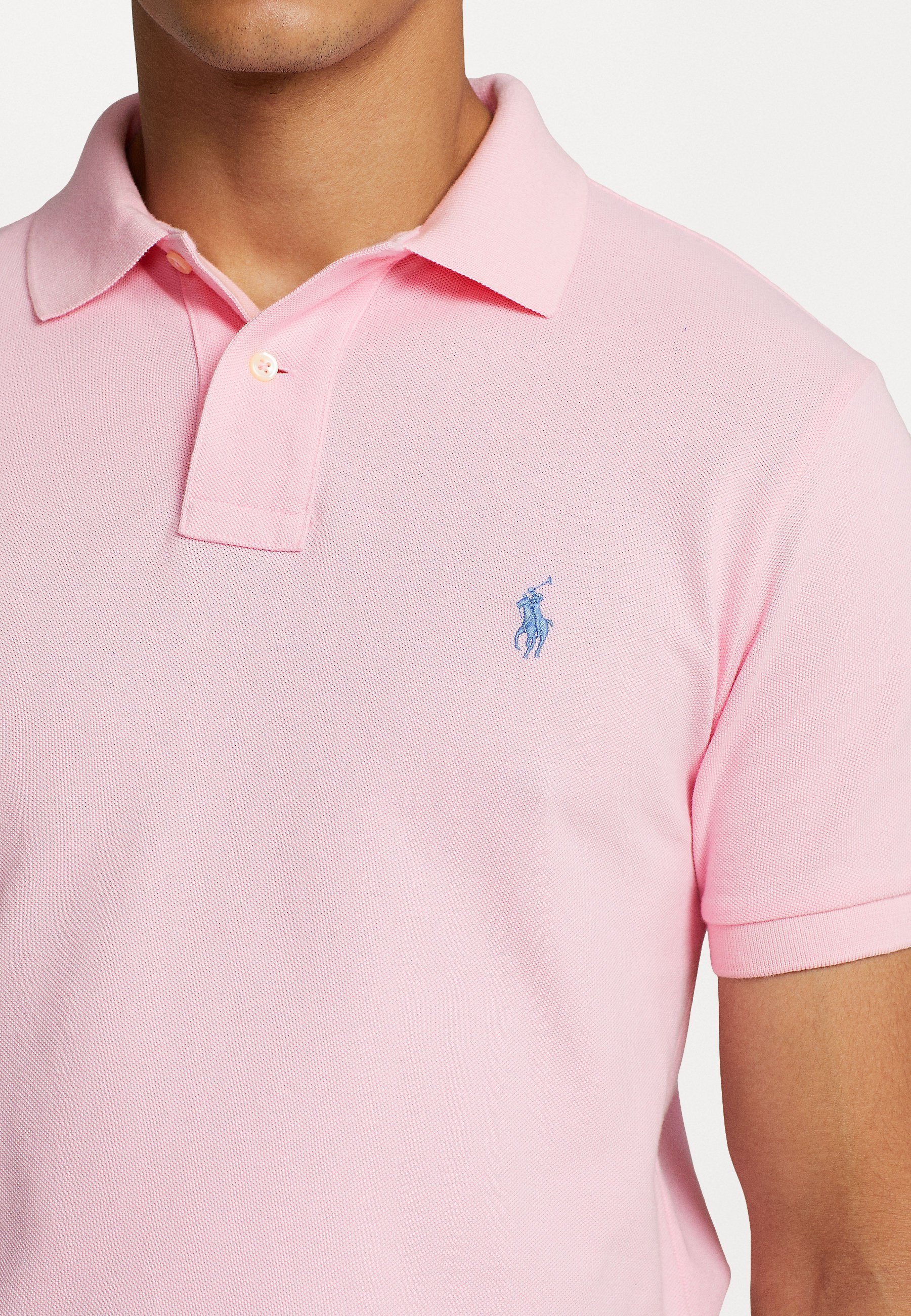 Polo Ralph Lauren THE ICONIC MESH POLO SHIRT - Polo rose caramel