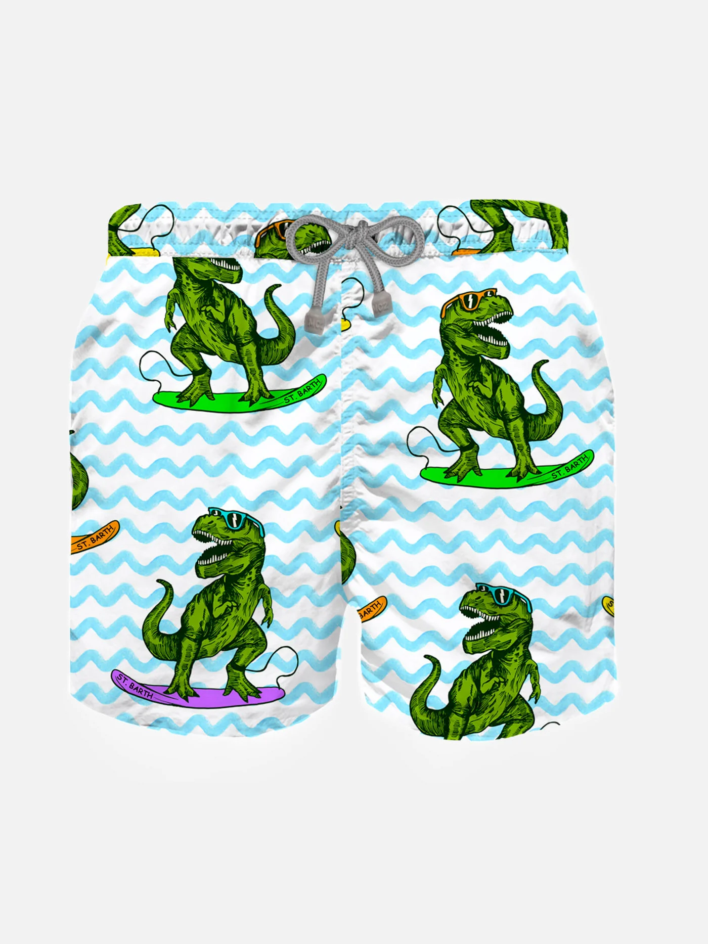 Klassieke zwemkleding voor jongens met dinosaurusprint