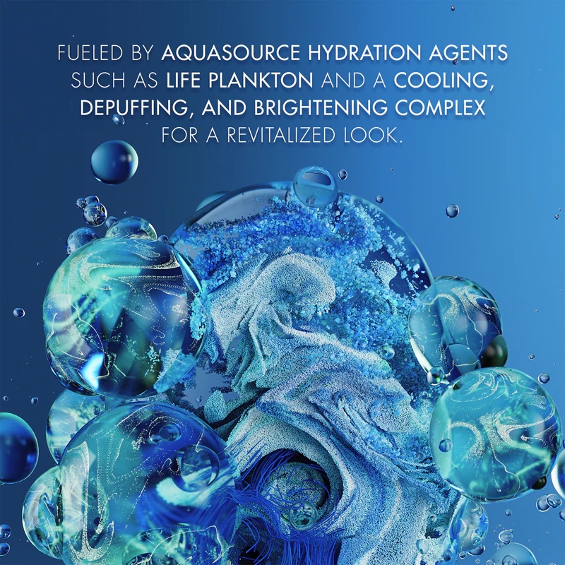 Biotherm Aquasource Total Eye Revitalizer, tretma, ki odpravlja zabuhlost in temne kolobarje pod očmi s hladilnim učinkom.
