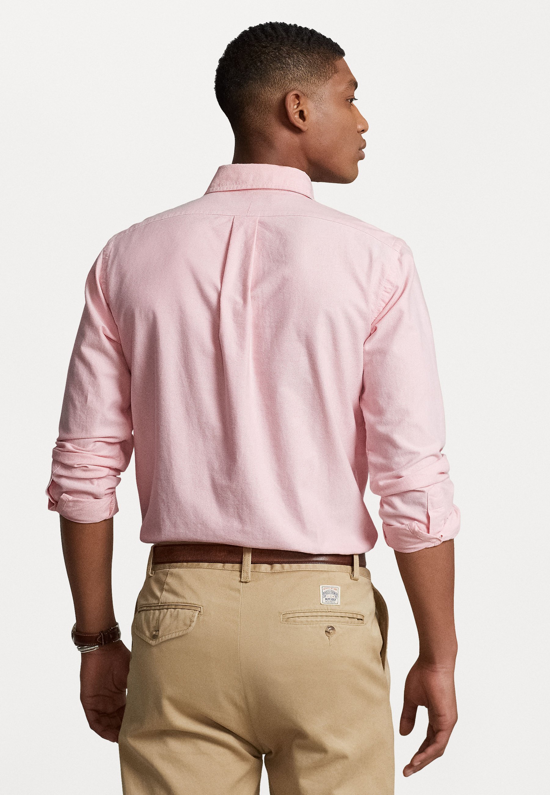 Polo Ralph Lauren SLIM FIT OXFORD SHIRT - Košeľa - ružová