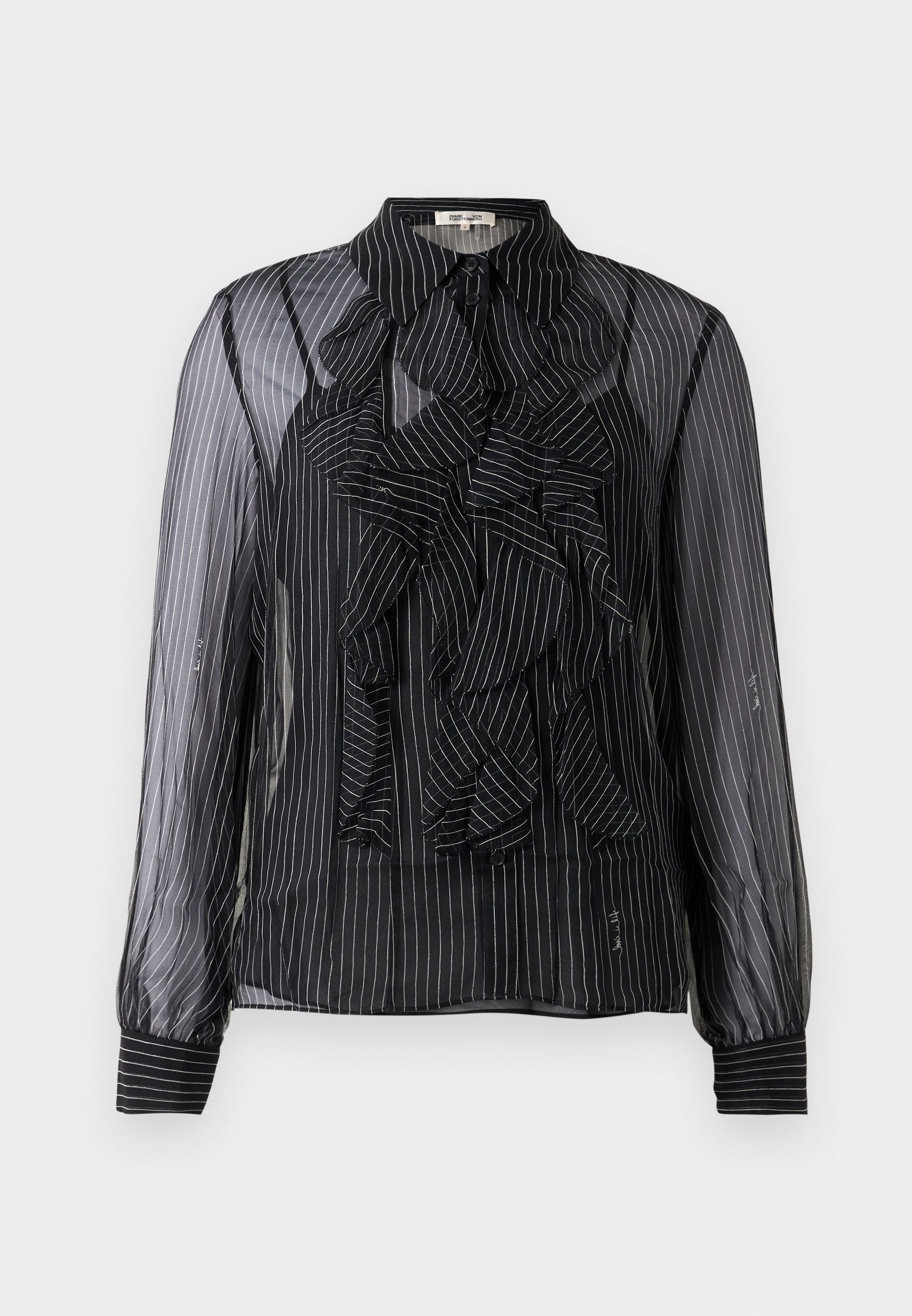Diane von Furstenberg EVA BLOUSE - Blouse met knoopsluiting - zwart