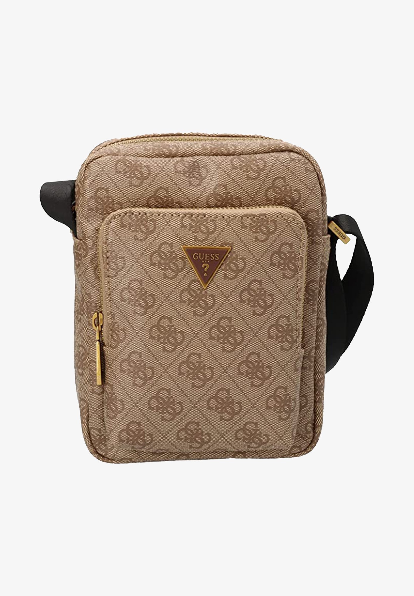 Guess MILANO XBODY DOUBLE - Bolsa transversal - bege marrom