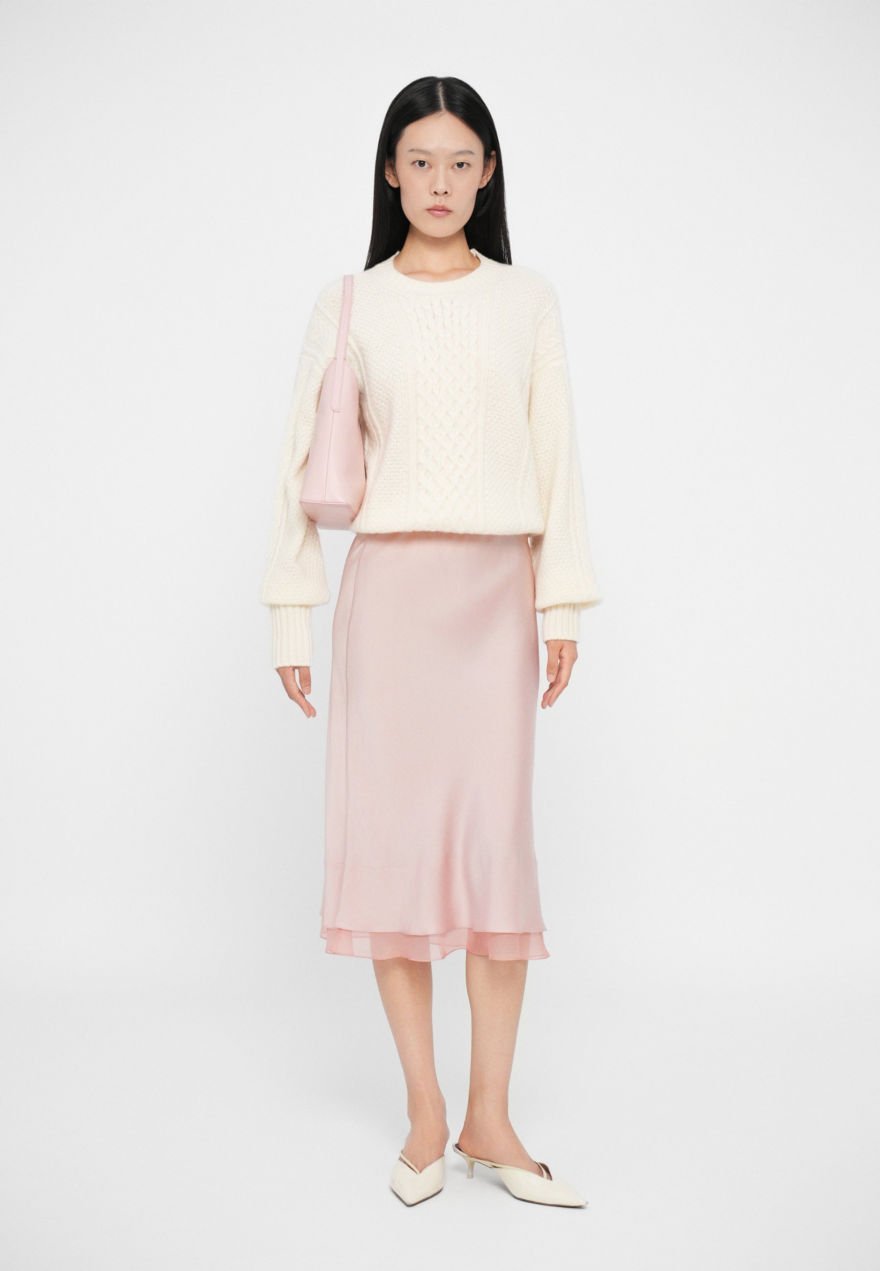Anna October CHAMPACA MIDI SKIRT - Jupe trapèze - pink