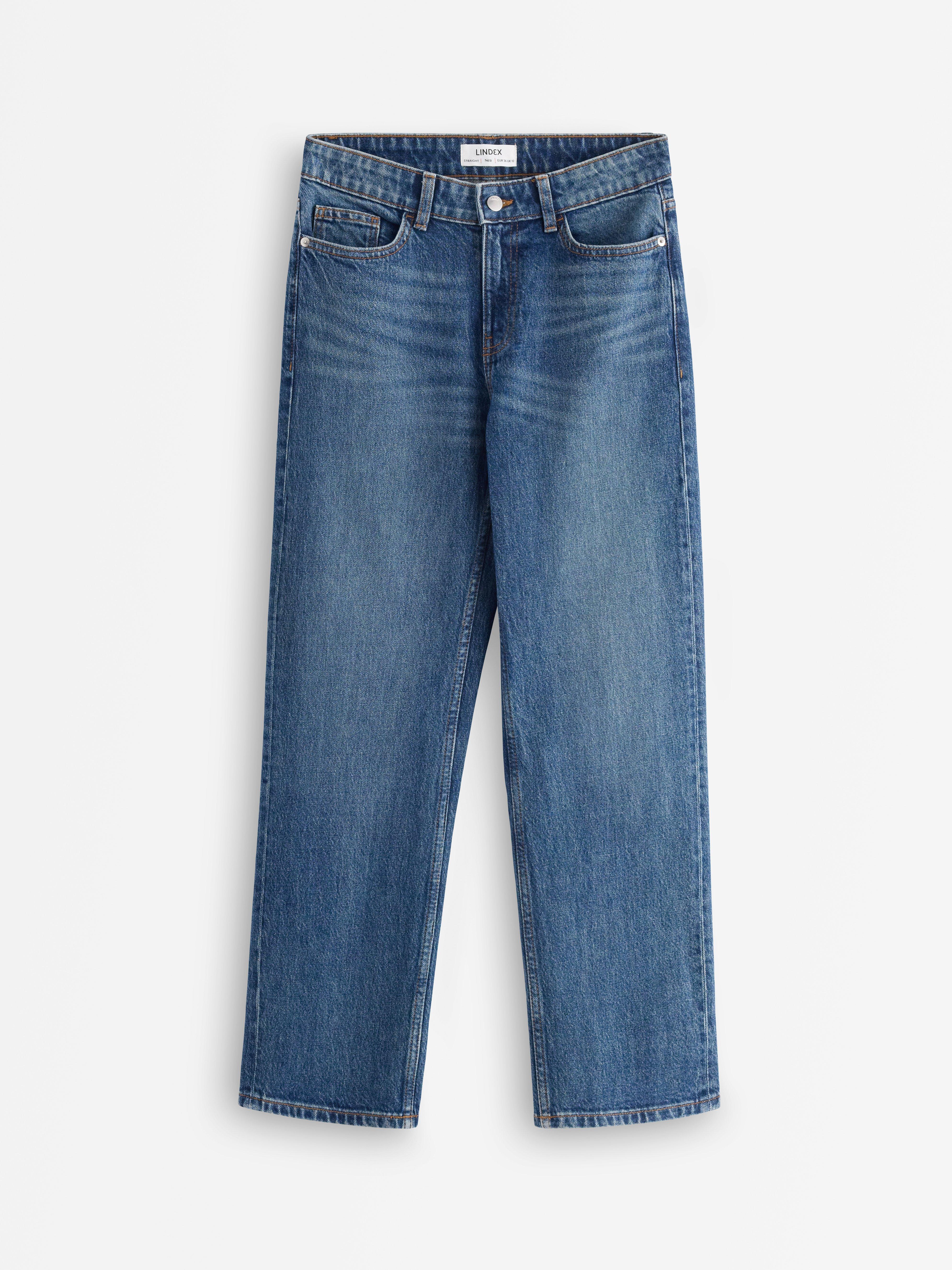 RAVNE Nea kratke farmerke s laganom rastezljivom tkaninom Denim plave boje