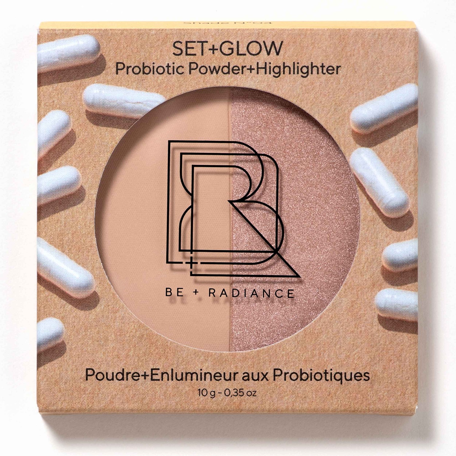 BE + Radiance SET+GLOW Poudre+Enlumineur aux Probiotiques