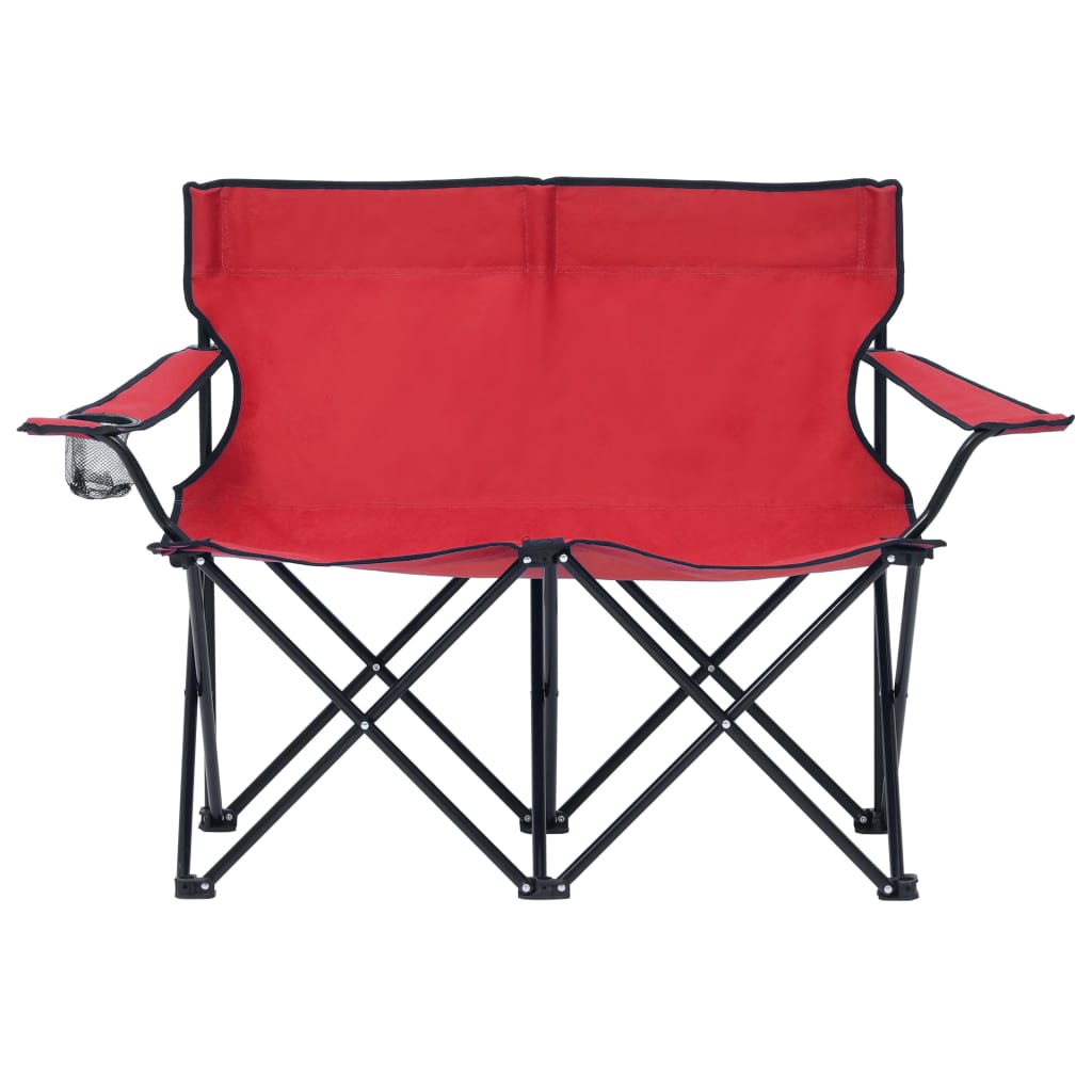 Scaun de camping pliabil cu 2 locuri