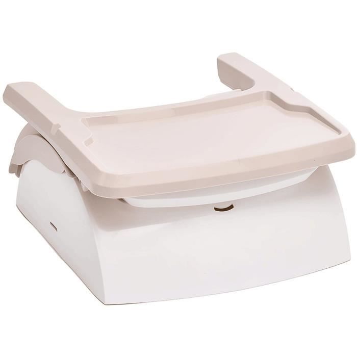 Seggiolino rialzato 2 in 1 THERMOBABY YEEHOP - 6-18 mesi - Cintura di sicurezza a 3 punti - Vassoio rimovibile - Marrone ghiaccio