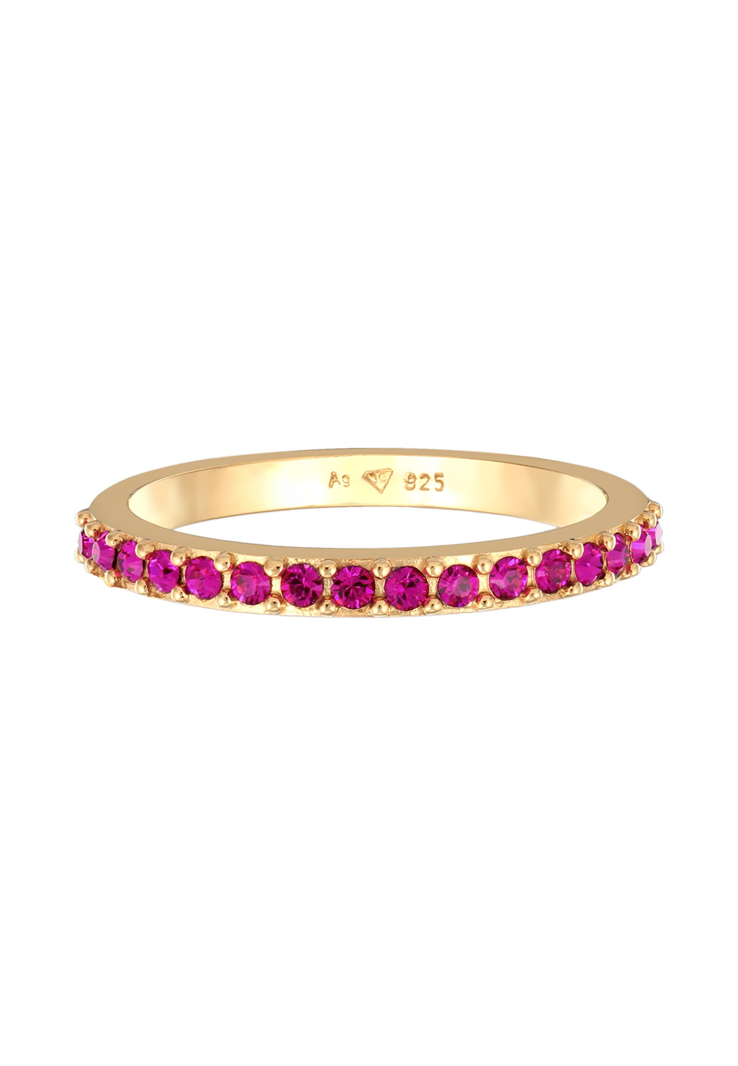Elli Femmes bande Memoire avec cristaux en argent sterling 925