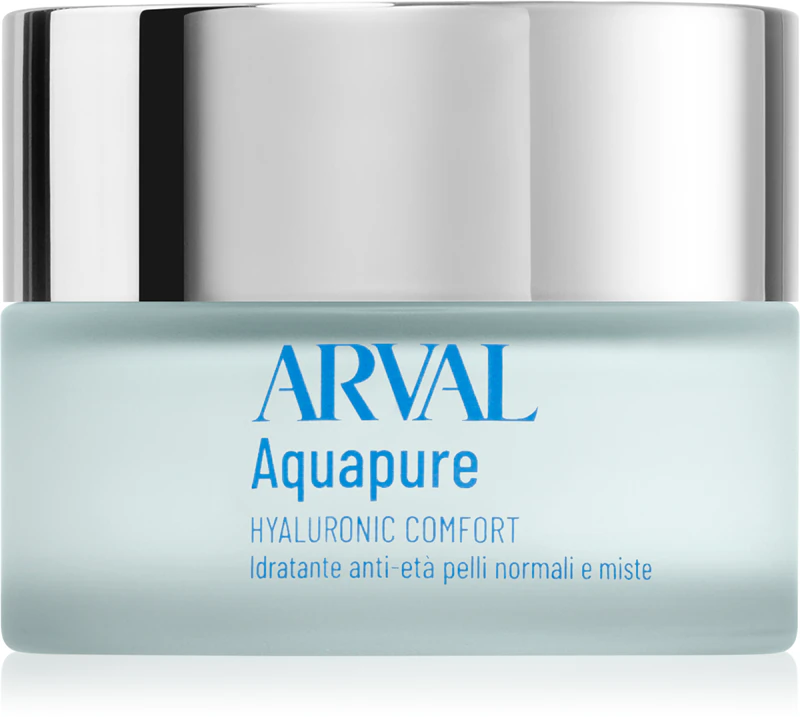 Hydratačný krém proti starnutiu s kyselinou hyalurónovou Arval Aquapure Comfort