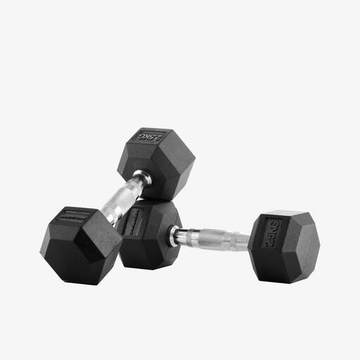  Haltères hexagonales Bodytone 2,5 kg