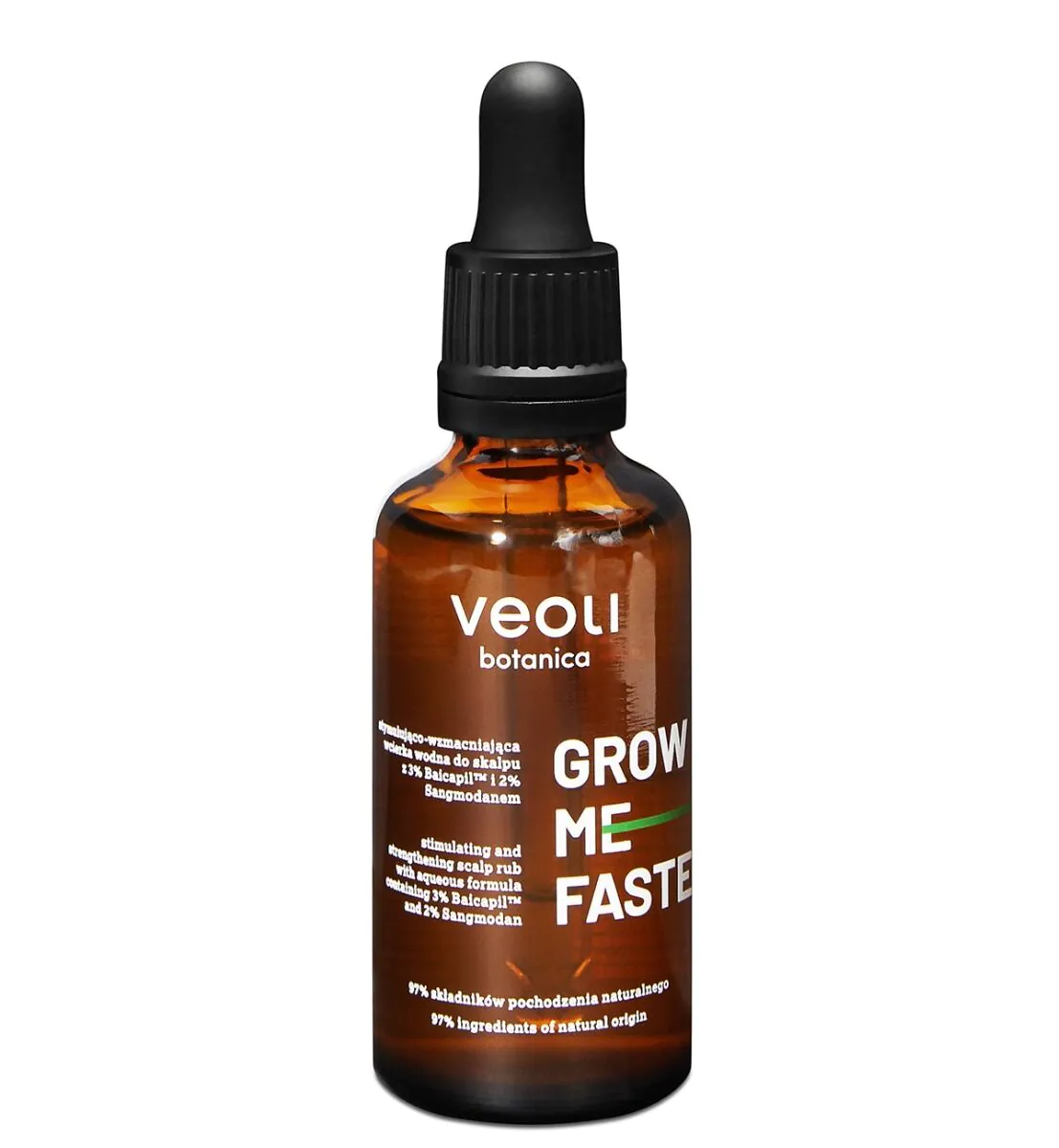 Veoli Botanica Grow Me Faster stymulująco-wzmacniająca wcierka wodna do skalpu 50 ml