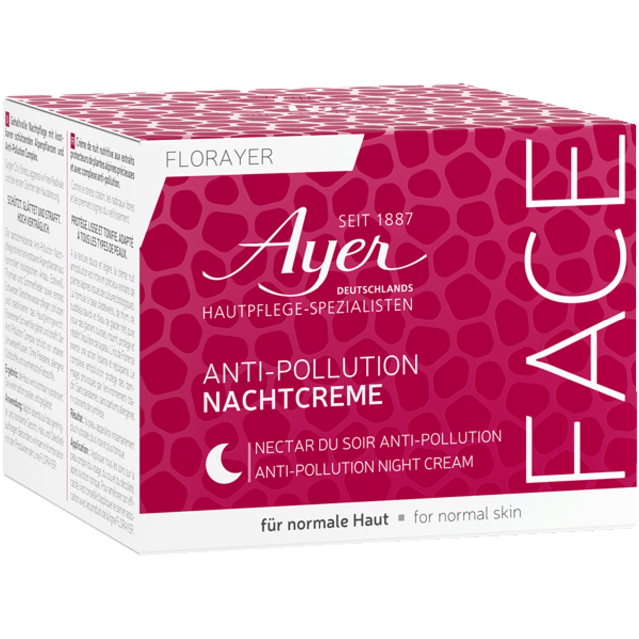 Ayer naktinis kremas nuo taršos – 50 ml