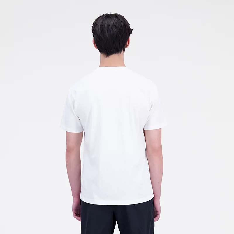 Męska koszulka z krótkim rękawem Hoops Graphic Cotton Jersey - SEA SALT