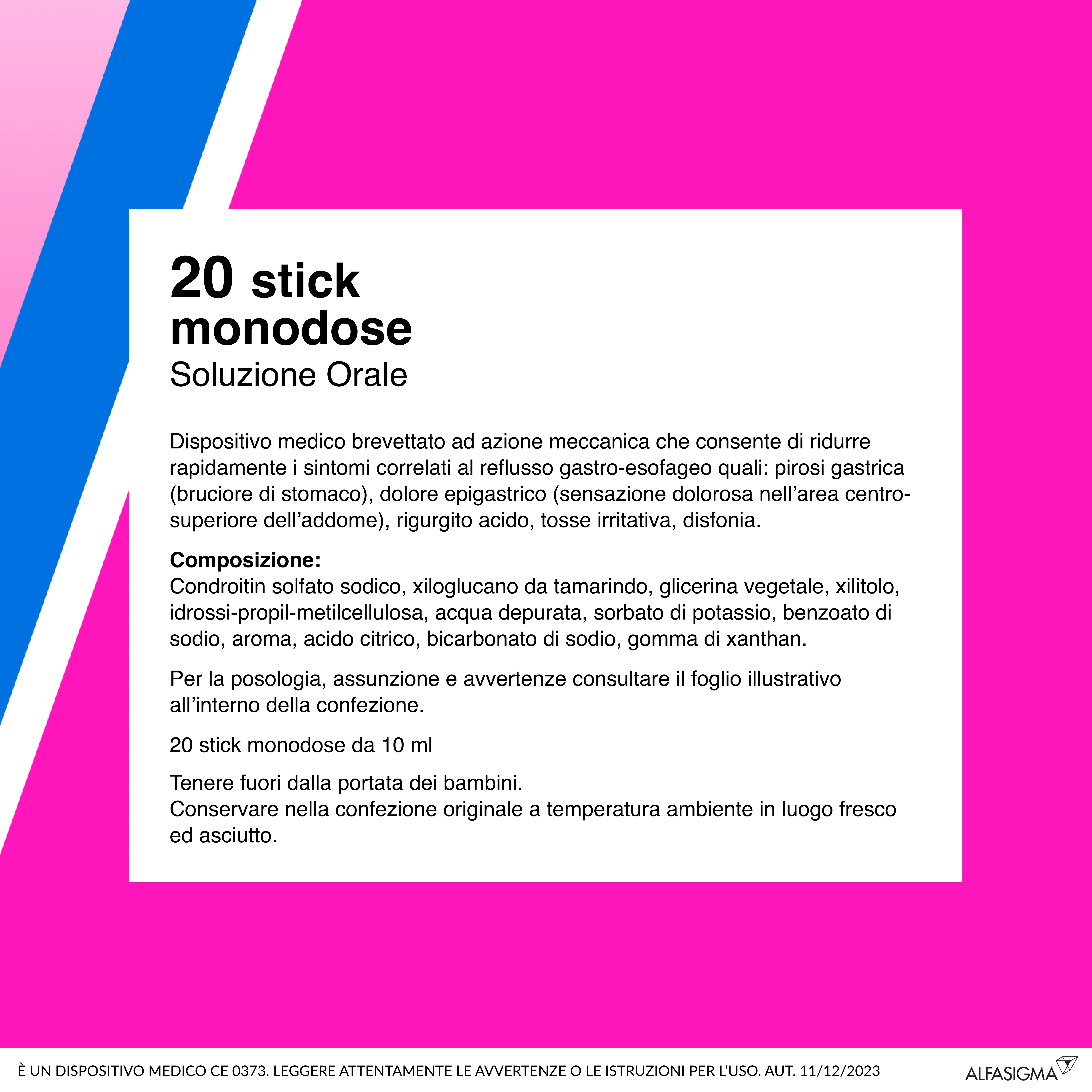 BIOCHETASI Biochetasi Reflux 20 sticks voor maagzuurrefux