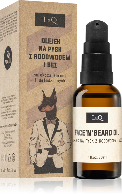 Óleo para cuidados faciais e de barba LaQ Doberman
