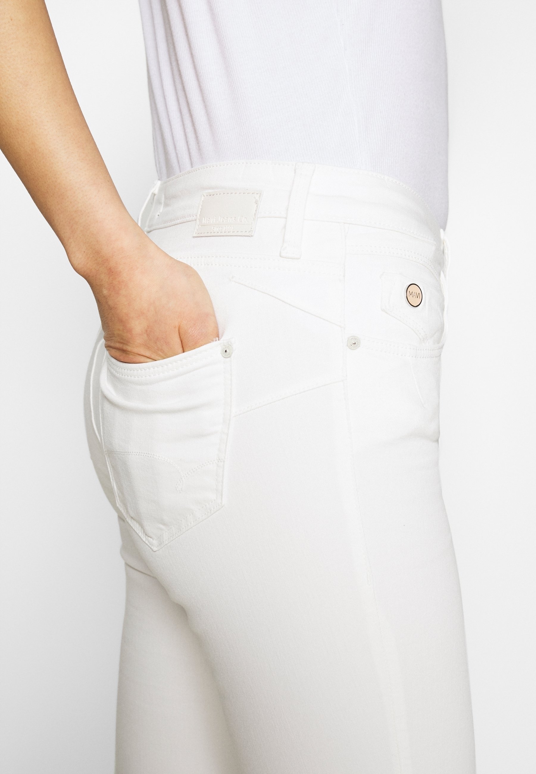 Mavi Jeans Skinny Fit - weißer Denim