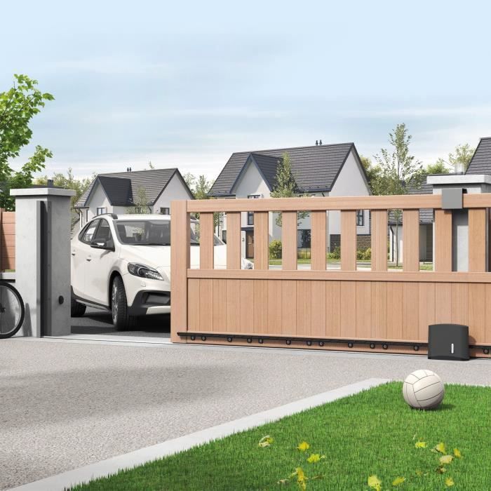 Kit moteur de portail coulissant - AVIDSEN - Zenia 251 - Jusqu'à 250 kg et 4 mètres max