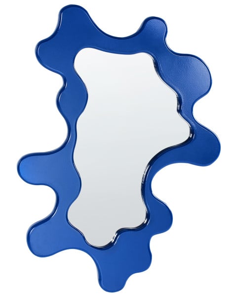Lustro ścienne ROSCOFF 59 x 80 cm Niebieski