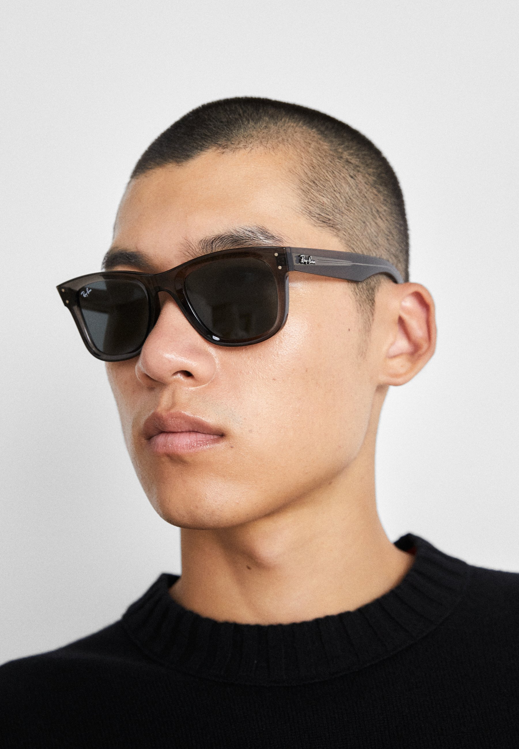 Ray-Ban WAYFARER REVERSE UNISEX - Zonnebril - transparant donkergrijs