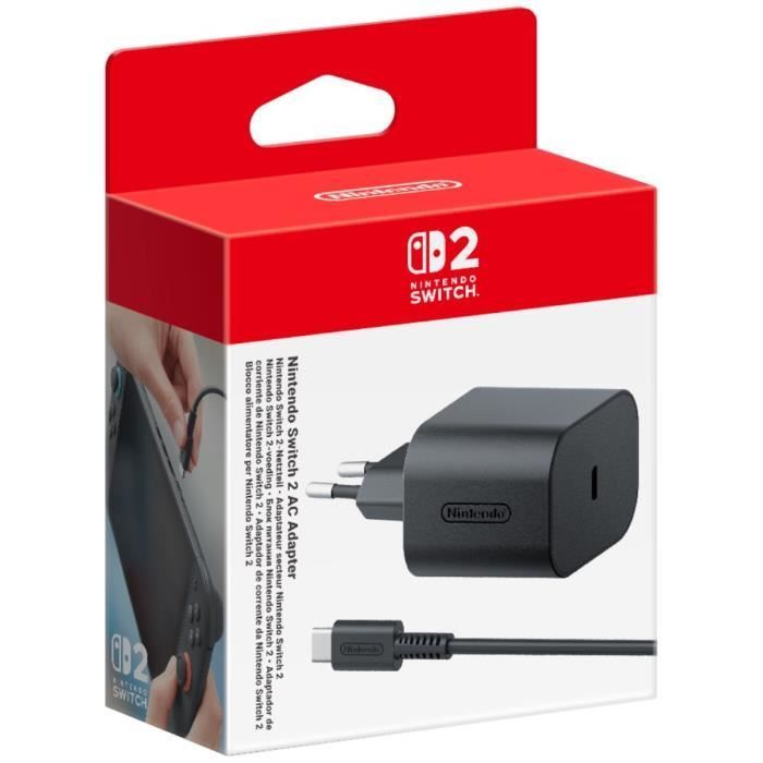 Adaptador de corriente para Nintendo Switch y Nintendo Switch 2