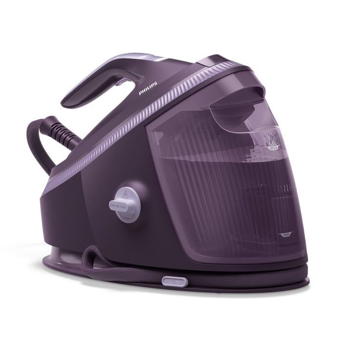 Ferro da stiro a vapore Philips PSG7200/30 PerfectCare Series 7000, colore malva, capacità 1,5 litri.