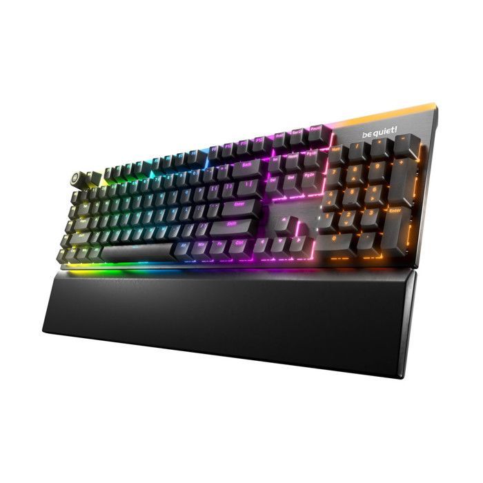Gaming keyboard - BE QUIET! - Light Mount Silent Tactile - Silent tactile switches - RGB LED - USB Type-C