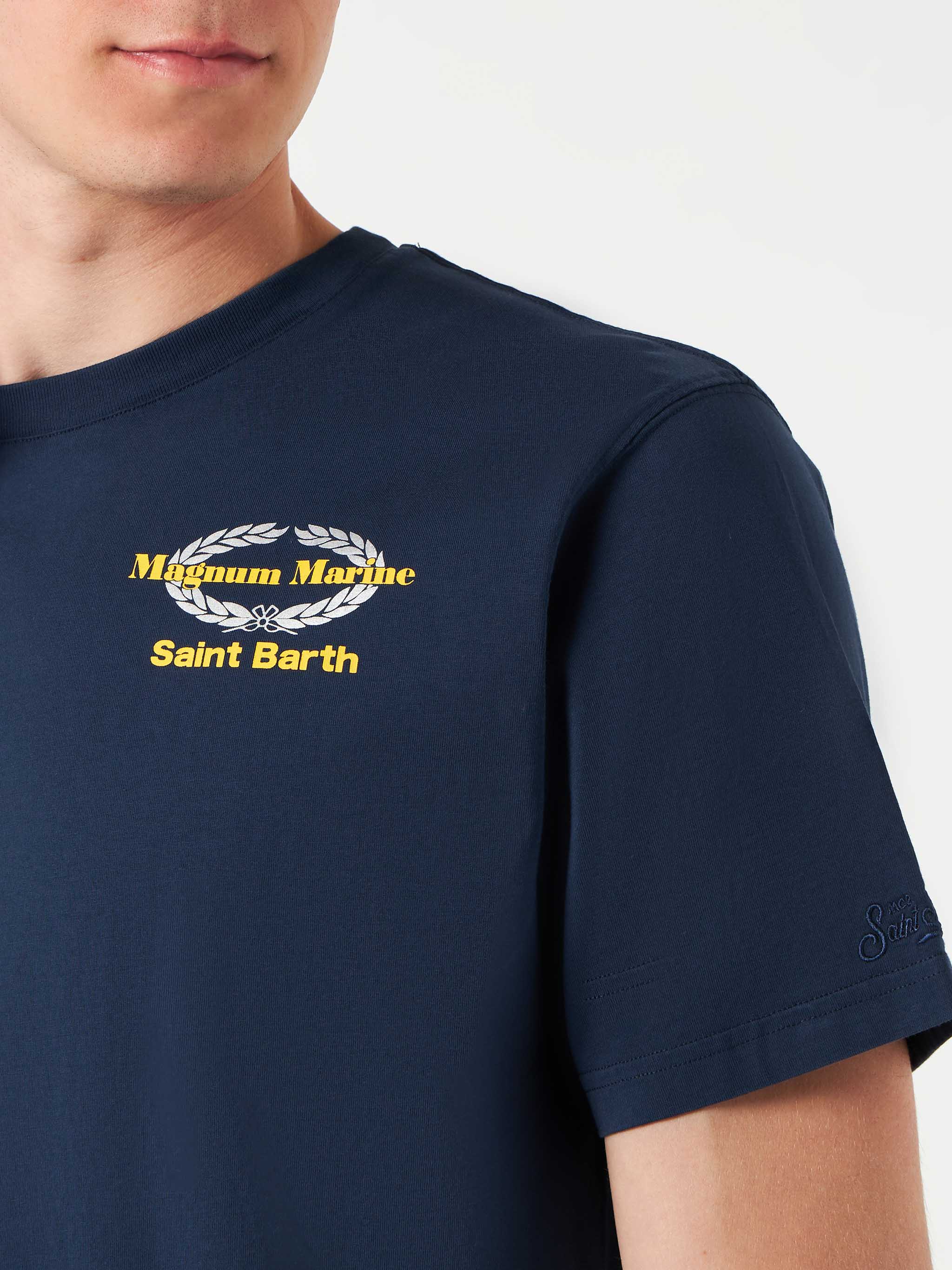 T-shirt da uomo in cotone con stampa Magnum Marine | EDIZIONE SPECIALE