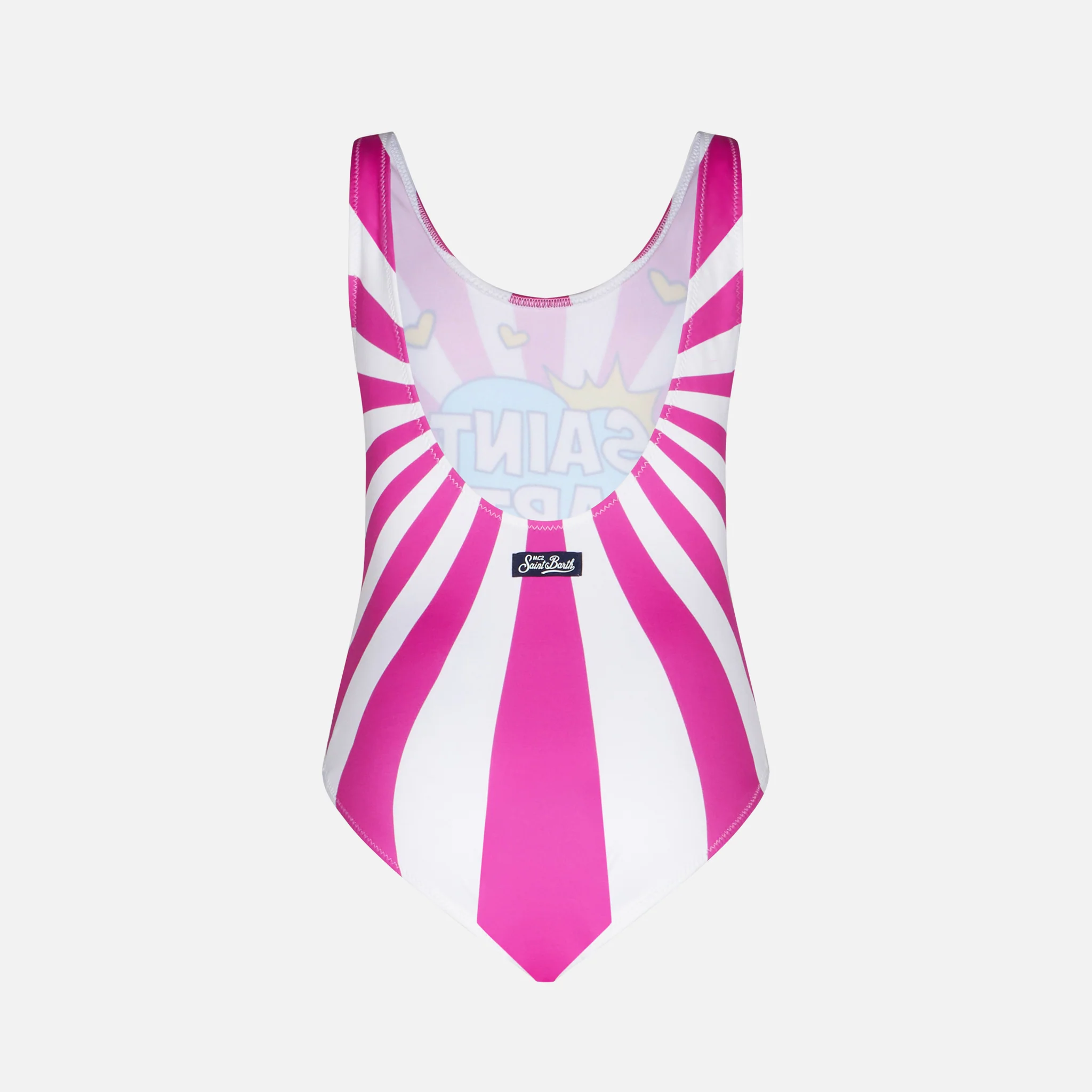 Maillot de bain une pièce imprimé Saint Barth Pop pour filles