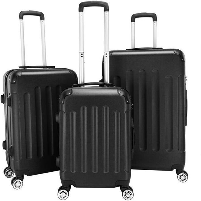 Set di 3 valigie trolley portatili 3 in 1 in ABS, 20
