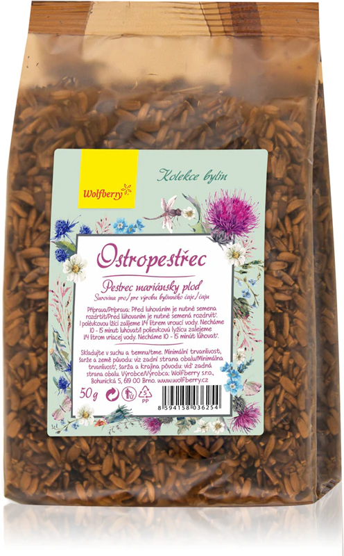 Wolfberry Kräuterkollektion Mariendistelfrucht Nahrungsergänzungsmittel loser Tee zur Unterstützung der Verdauung