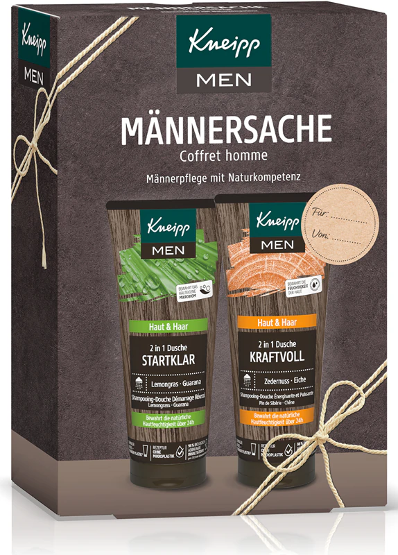 Conjunto de presente de negócios masculino Kneipp Men para homens