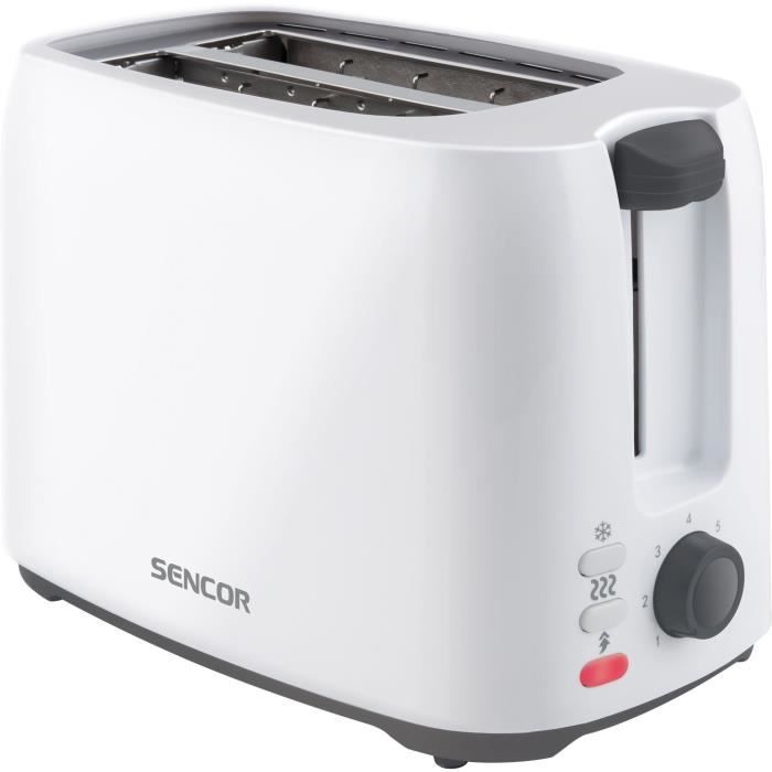 Toaster - SENCOR - STS 2606WH - 750 W - 2 slots - White