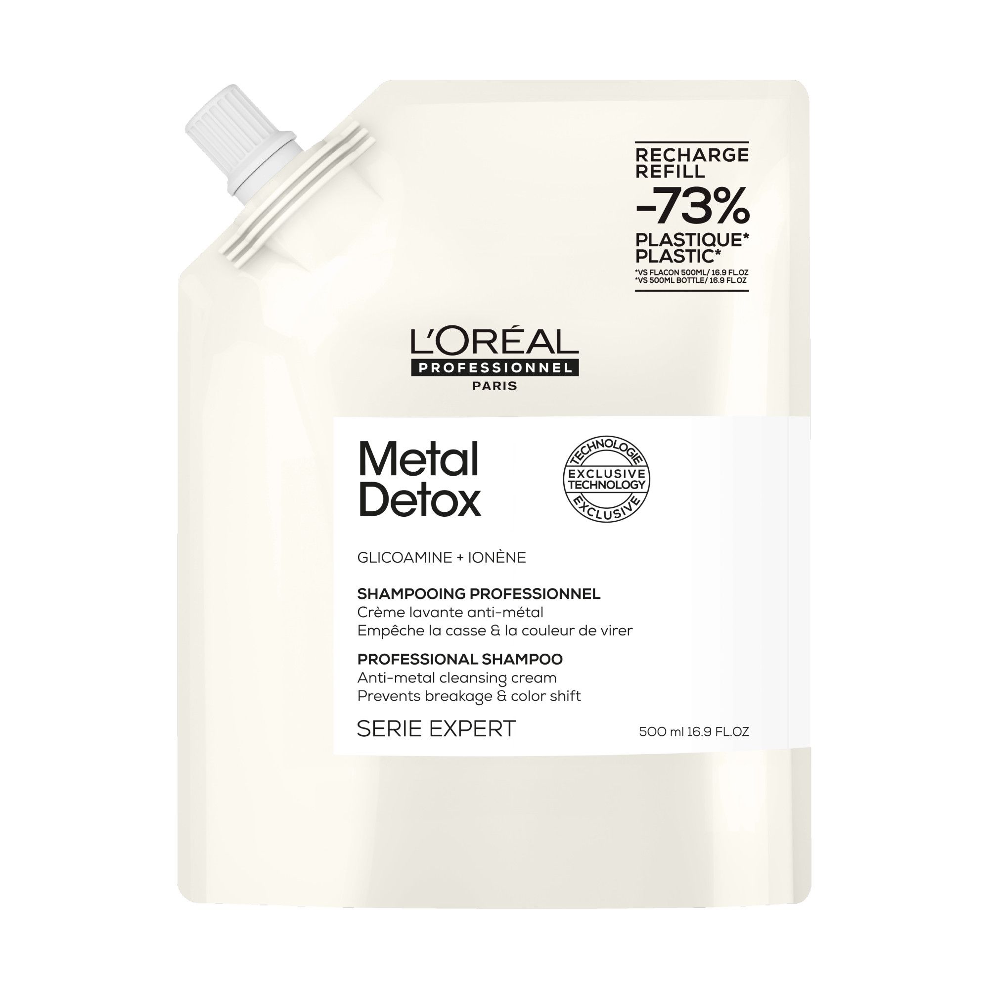Serie Expert Metal Refill Detox шампон за фарбану косу Шампони за салоне