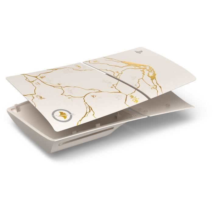 Pack PS5 Standard (avec lecteur CD) : Console PS5 (Slim) Édition limitée Ghost of Yōtei Gold + Jeu Ghost of Yōtei (code)