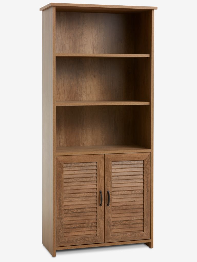 MANDERUP biblioteka s 2 vrata i 3 police, divlji hrast