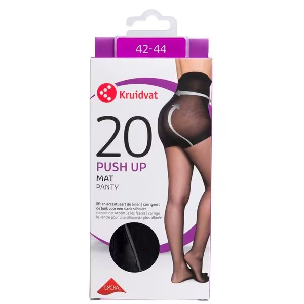 Kruidvat Push Up Mat 20 Den pajkice<br>črne, velikost 42-44