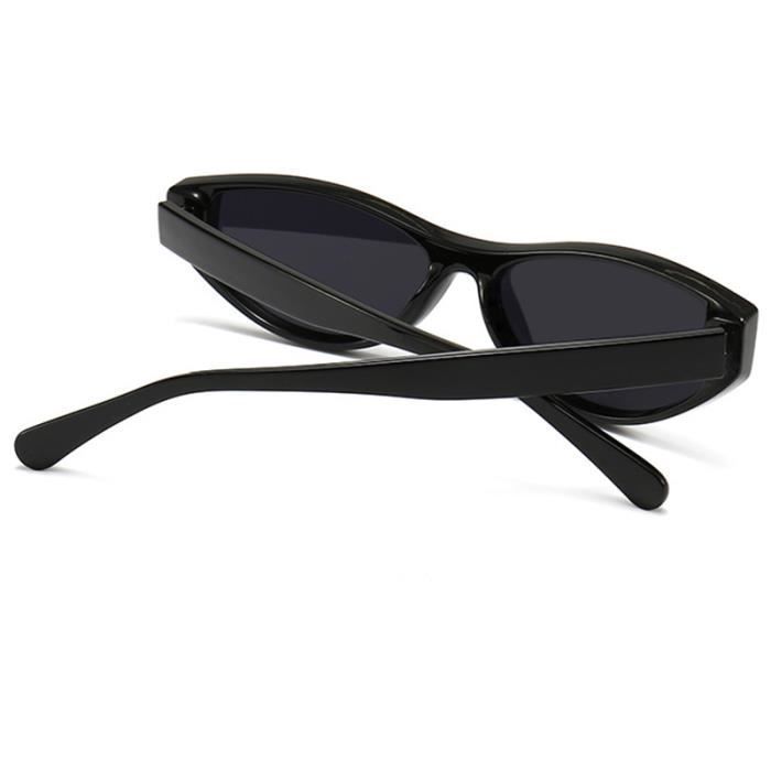 Gafas de sol retro SHARPHY para mujer, montura estrecha, modernas, de alta calidad, ideales para viajar, color negro, con protección UV.