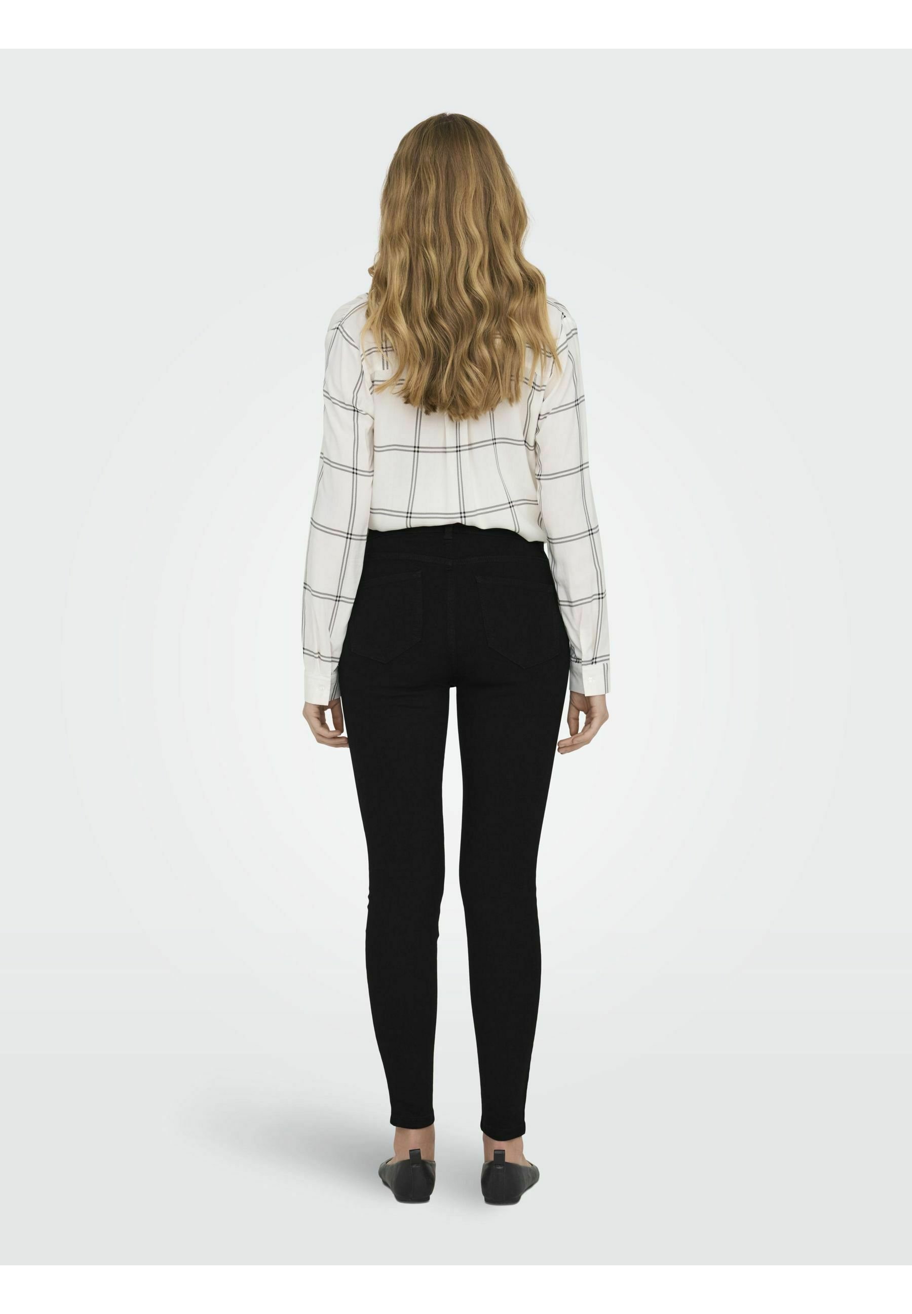 JDY MOON - Skinny Fit Jeans - schwarzer Denim