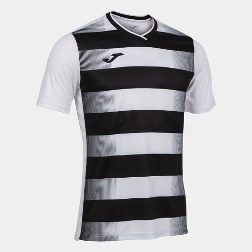 Joma Europa V Kortärmad T-shirt Vit Svart