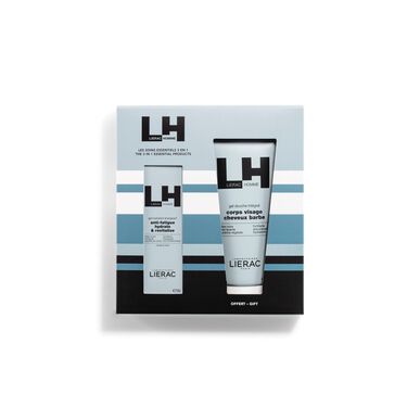 Lierac Lierac Homme Les Soins Essentiels Pack Anti-Aging Fluid ja Integral Shower Gel 1 yksikkö 1 yksikkö
