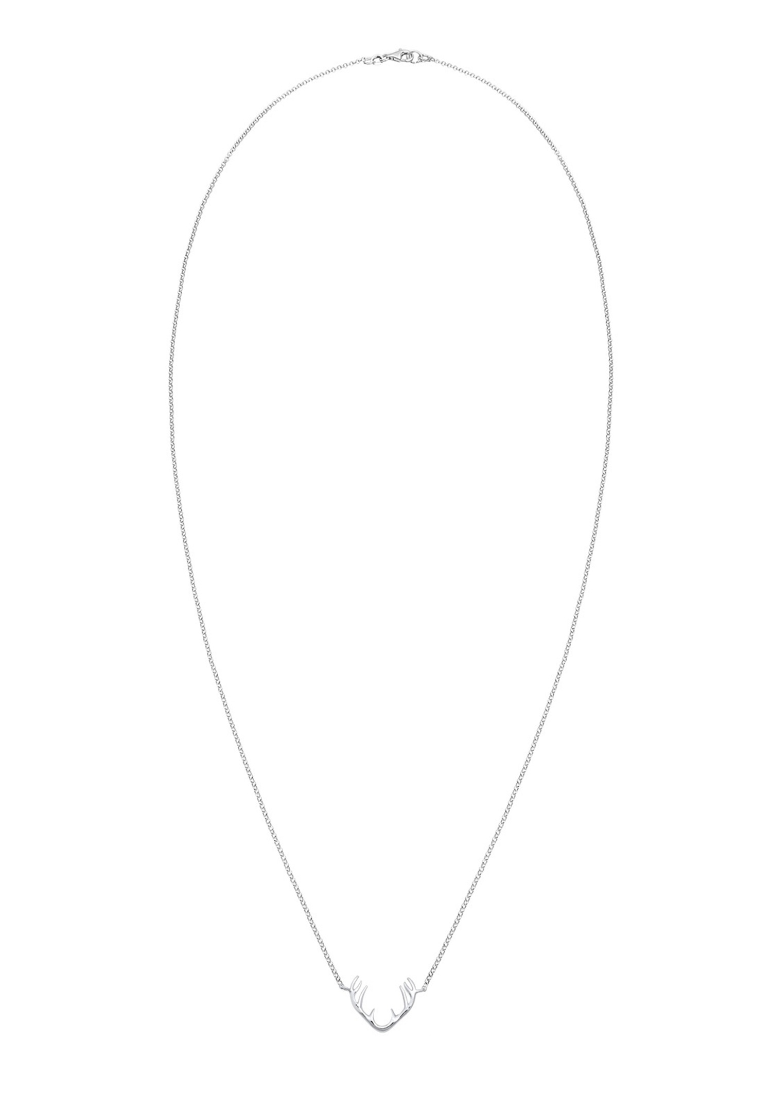 Elli Femmes Bois Renne Pendentif en Argent Sterling 925