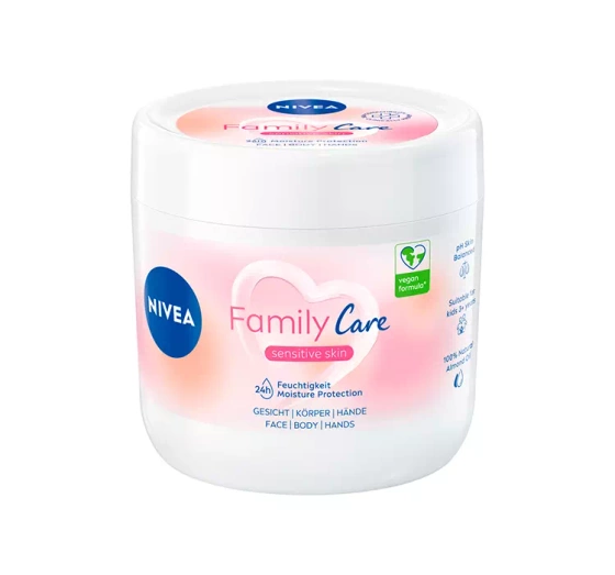 NIVEA Family Care lekki nawilżający krem do ciała, twarzy i dłoni 450 ml